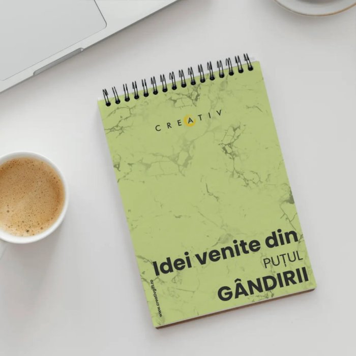 Notebook personalizat cu Idei venite din putul gandirii