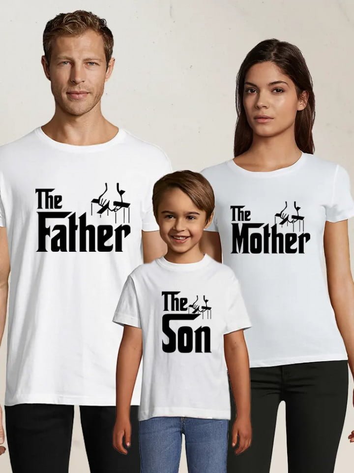 Set de tricouri personalizate familia GodFather