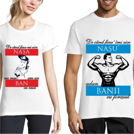 Set de tricouri personalizate Nasi