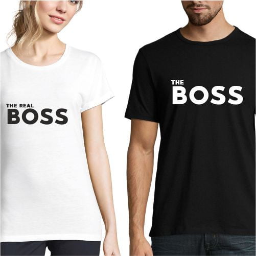 Set de tricouri personalizate The BOSS
