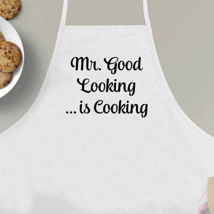 sort de bucatarie personalizat - Sort de bucatarie personalizat Mr. Good Looking is cooking...