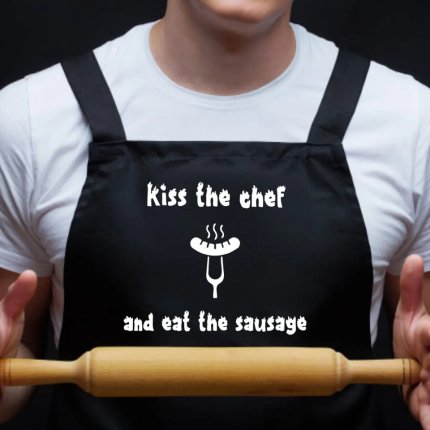Sort personalizat Kiss the chef