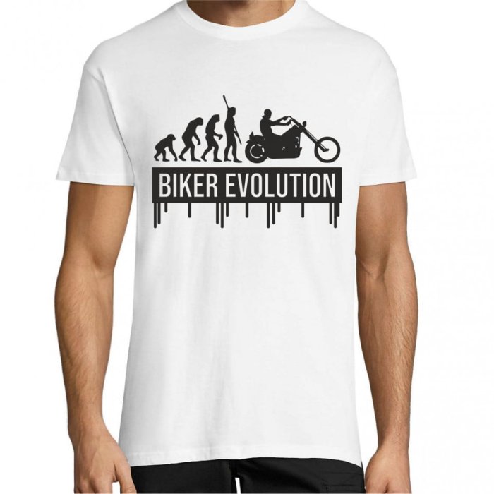 Tricou personalizat Biker evolution - Tricou personalizat Biker evolution