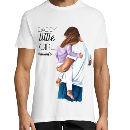Tricou personalizat Daddy little girl
