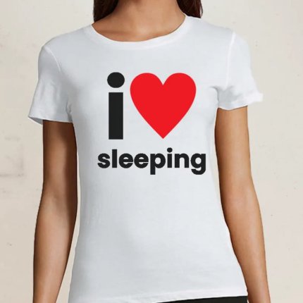 Tricou personalizat I love sleeping