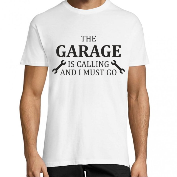 Tricou personalizat La garaj - Tricou personalizat La garaj