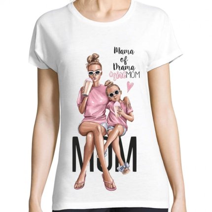 Tricou personalizat Mama of drama