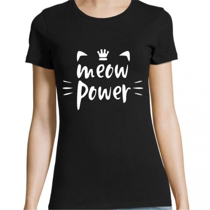 Tricou personalizat meow power