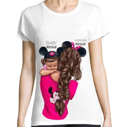 Tricou personalizat MOM & BABY mouse II
