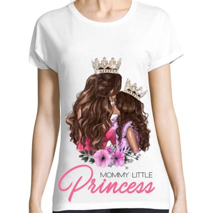 Tricou personalizat Mommy little princess