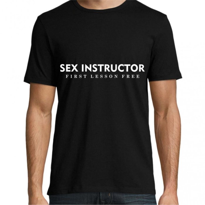Tricou personalizat Sex instructor - Tricou personalizat Sex instructor