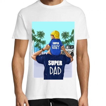 Tricou personalizat Super DAD