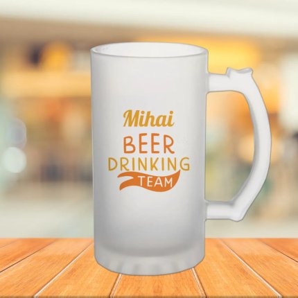 Halba personalizata Beer Team
