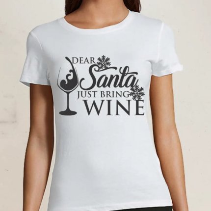 Tricou personalizat Dear Santa