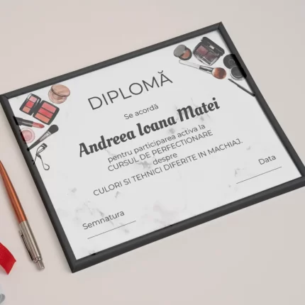 Diploma personalizata MAKE UP ARTIST