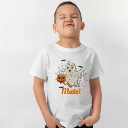 Tricou personalizat pentru copii Ghost Halloween